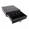 Elektroniskā kases atvilktne Olympia SD 330A, metāla korpuss, 12–14 V, 335×330×104 mm, 2 atslēgas