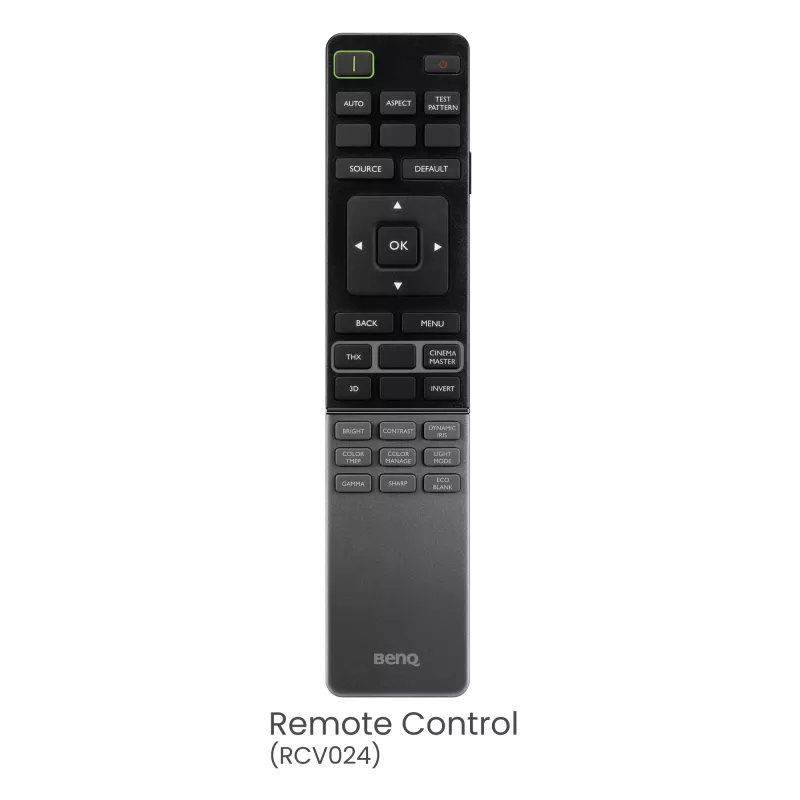 BenQ W5850 standarta projekcijas projektors 2600 ANSI lūmeni DLP UHD 4K (3840x2160) 3D Melns