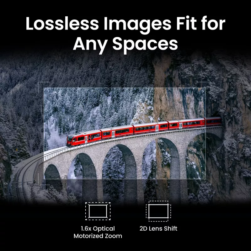 BenQ W5850 standarta projekcijas projektors 2600 ANSI lūmeni DLP UHD 4K (3840x2160) 3D Melns