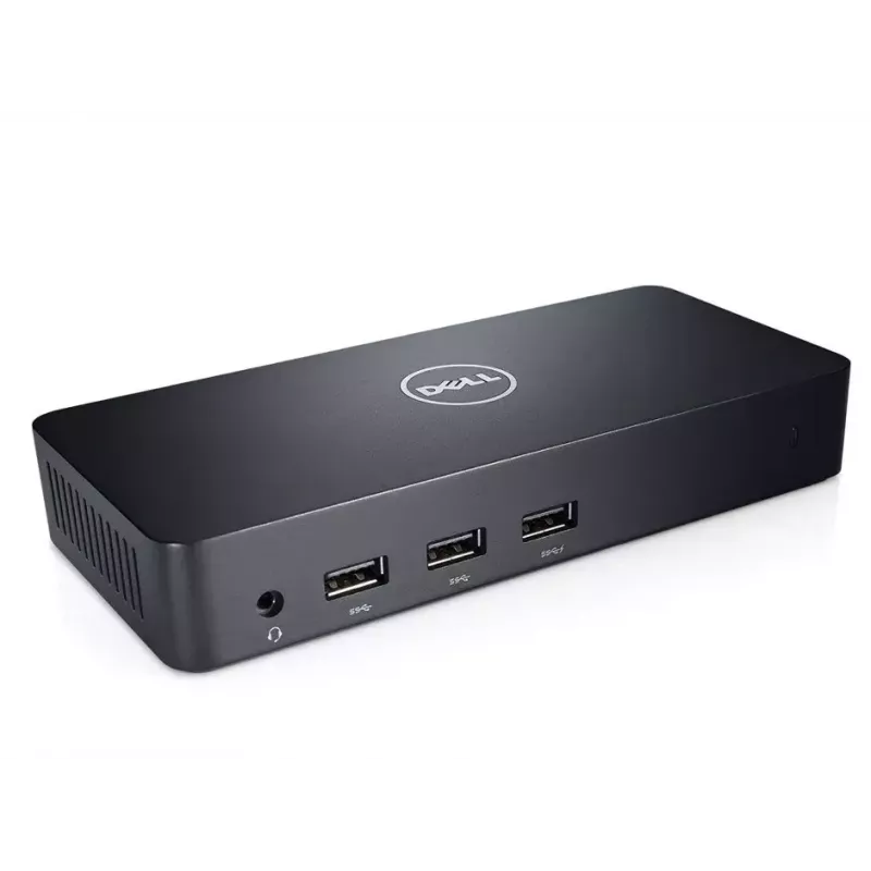 DELL D6000 Vadu USB 3.2 Gen 1 (3.1 Gen 1) Type-C dokstacija, melna