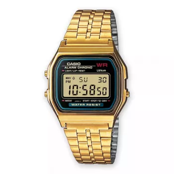 Rokas pulkstenis Casio A159WGEA-1EF Zelts Sudrabs