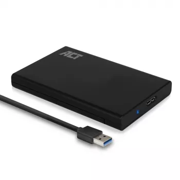 ACT AC1215 ārējais korpuss 2.5 collu SATA HDD/SSD bezskrūvju USB 3.2 Gen1