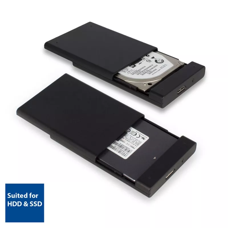 ACT AC1215 ārējais korpuss 2.5 collu SATA HDD/SSD bezskrūvju USB 3.2 Gen1
