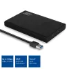 ACT AC1215 ārējais korpuss 2.5 collu SATA HDD/SSD bezskrūvju USB 3.2 Gen1
