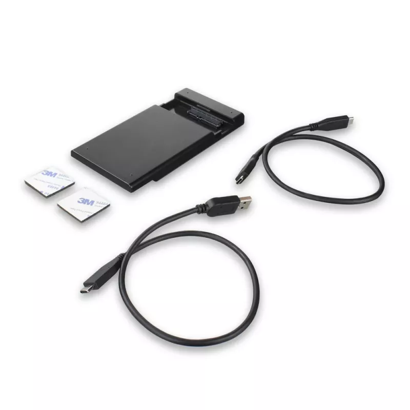 Ārējais korpuss HDD/SSD ACT AC1225 2.5 collu SATA USB-C 3.2 Gen2 Melns
