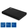 Ārējais korpuss HDD/SSD ACT AC1225 2.5 collu SATA USB-C 3.2 Gen2 Melns