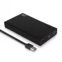 ACT AC1405 3,5 collu SATA HDD/SSD ārējais korpuss, USB 3.2 Gen1, bezskrūvju montāža, melns