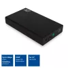 ACT AC1405 3,5 collu SATA HDD/SSD ārējais korpuss, USB 3.2 Gen1, bezskrūvju montāža, melns