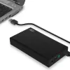 ACT AC1405 3,5 collu SATA HDD/SSD ārējais korpuss, USB 3.2 Gen1, bezskrūvju montāža, melns