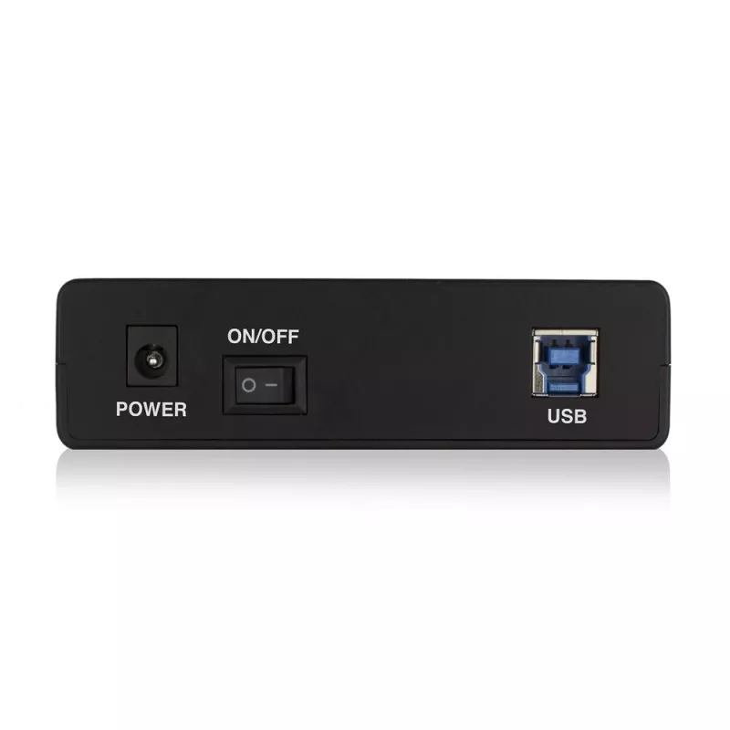 ACT AC1405 3,5 collu SATA HDD/SSD ārējais korpuss, USB 3.2 Gen1, bezskrūvju montāža, melns