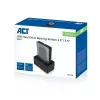 ACT 2.5 collu/3.5 collu SATA HDD/SSD dokstacija USB 3.2 Gen1 Melna