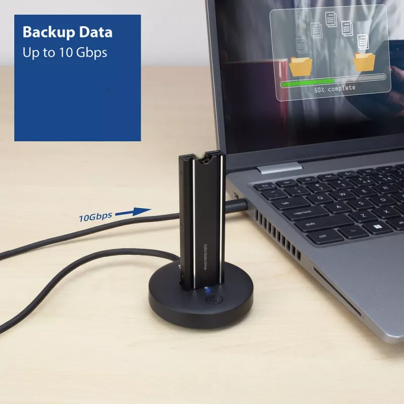 ACT M.2 NVMe/PCIe SSD dokstacija USB-C 3.2 Gen2 Melna
