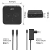 ACT M.2 NVMe/PCIe divu SSD doku klonēšanas stacija, USB-C 3.2 Gen2