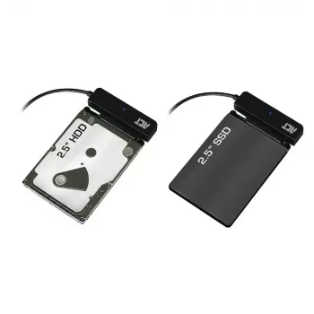 ACT USB-C adaptera kabelis uz 2.5 collu SATA HDD/SSD AC1525 0.15m Melns