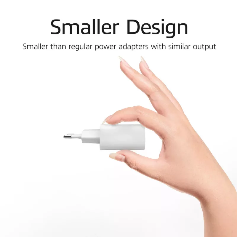 USB-C lādētājs ACT 35W Power Delivery PPS GaNFast universāls