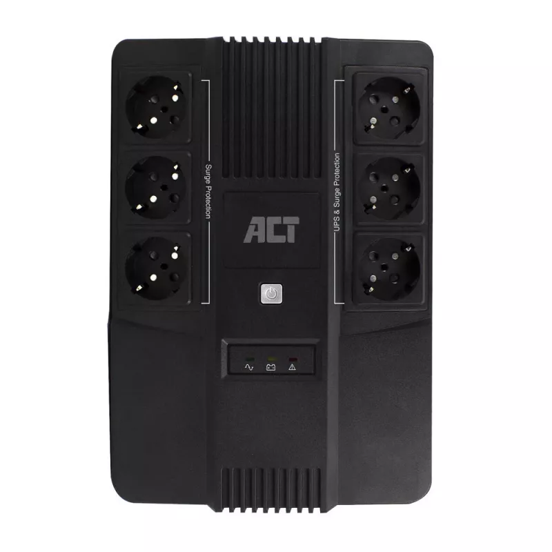 ACT Line Interactive UPS 600 VA ar iezemētām ligzdām