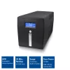 ACT Line Interactive UPS 1000VA - 600W ar AVR, LCD displejs