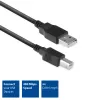 ACT USB 2.0 savienojuma kabelis A tēviņš - B tēviņš 3 metri
