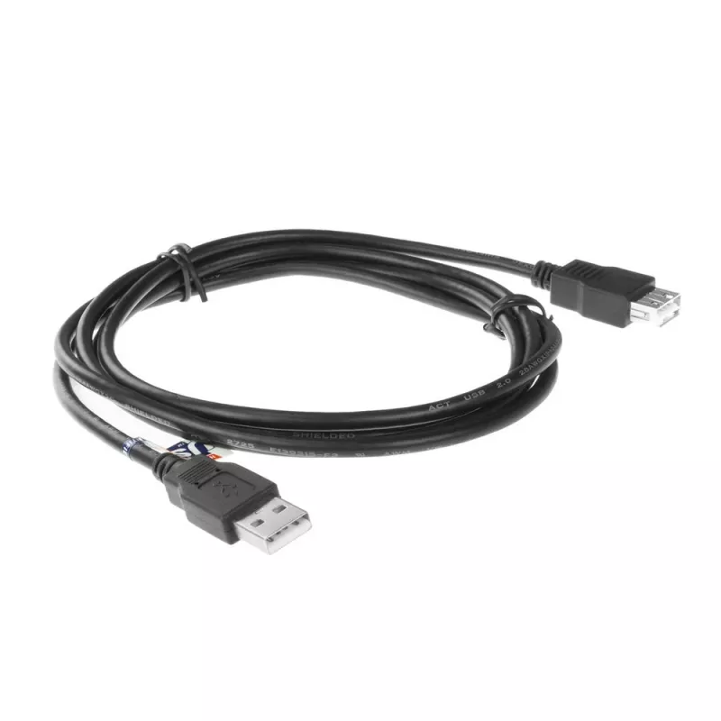 ACT USB 2.0 pagarinātājvads A tēviņš - A mātīte 1,8 m, Zip Bag