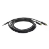 Audio kabelis ACT AC3605 1.5m 3.5mm uz 2 x RCA Melns
