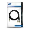 ACT 5 metri Augstas kvalitātes audio savienojuma kabelis 1x 3,5 mm stereo ligzda vīriešu - 2x RCA vīriešu