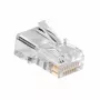 ACT Modulars CAT5E RJ-45 Savienotājs ACT AC4110 Vīriešu Sudraba Caurspīdīgs 10 gab.