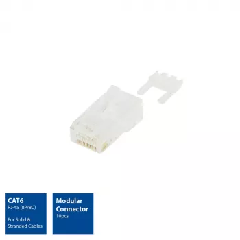 ACT Modulars RJ-45 Savienotājs CAT6 10 gab.