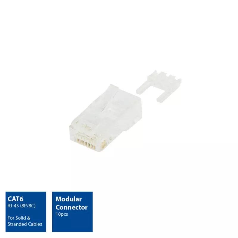 ACT Modulars RJ-45 Savienotājs CAT6 10 gab.