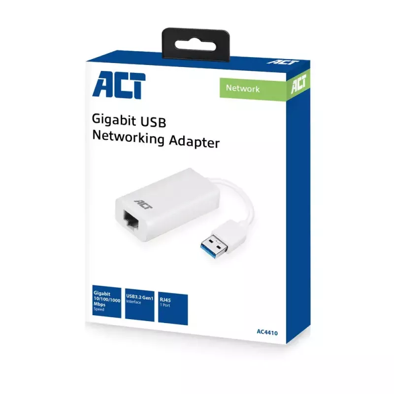 Tīkla karte ACT AC4410 Ethernet 1000 Mbit/s Vadu USB