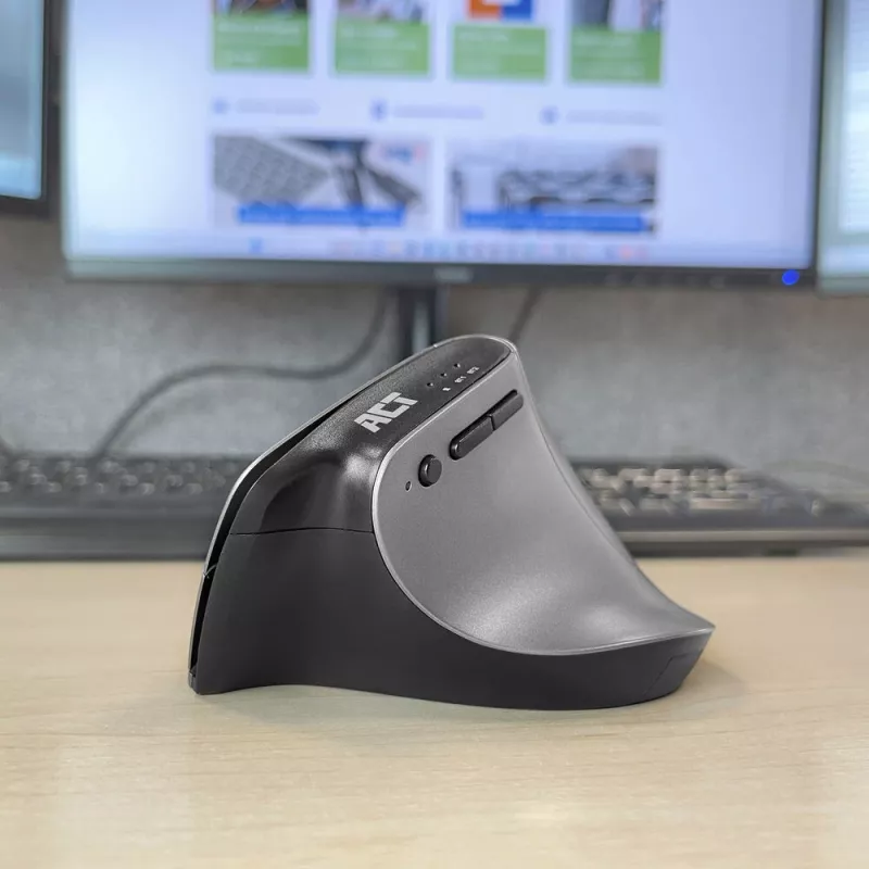 ACT AC5155 Bezvadu Ergonomic Pelīte ar Bluetooth un USB-C/USB-A uztvērēju