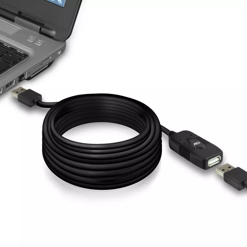 USB 2.0 pagarinātājs ACT AC6010 10 metri