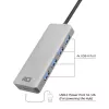 USB Hubs ACT AC6121 4-portu USB-A 5 Gbit/s Alumīnija korpuss