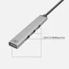ACT AC6225 USB 2.0 Hub 480 Mbit/s Pelēks Alumīnijs