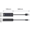 ACT AC6300 USB 3.2 Gen 1 Hubs 4 portu Type-A 5000 Mbit/s Melns