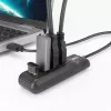 ACT AC6320 USB 3.2 Gen 1 centrmezgls ar 4 USB-A portiem, 5 Gbps, melns