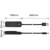 ACT AC6320 USB 3.2 Gen 1 centrmezgls ar 4 USB-A portiem, 5 Gbps, melns
