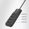 ACT AC6420 USB-C centrmezgls 4× USB-A 3.2 Gen 1 5 Gbit/s melns