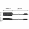 ACT AC6420 USB-C centrmezgls 4× USB-A 3.2 Gen 1 5 Gbit/s melns