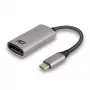 ACT AC7030 USB-C uz DisplayPort adapteris, 4K @ 60Hz, alumīnija korpuss