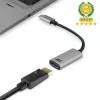 ACT AC7030 USB-C uz DisplayPort adapteris, 4K @ 60Hz, alumīnija korpuss