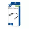 ACT AC7030 USB-C uz DisplayPort adapteris, 4K @ 60Hz, alumīnija korpuss