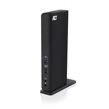 ACT Universāla USB-C vai USB-A dokstacija, 2 HDMI monitoriem, DisplayLink