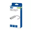 ACT AC7072 USB 3.2 Gen 1 Type-C Hub 5000 Mbit/s Melns Pelēks