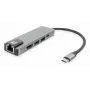 ACT USB-C 4K dokstacija 1 HDMI monitorim, Ethernet, USB-A, PD caurvade