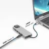 ACT USB-C 4K dokstacija 1 HDMI monitorim, Ethernet, USB-A, PD caurvade