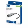 ACT USB-C 4K dokstacija 1 HDMI monitorim, Ethernet, USB-A, PD caurvade