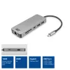 ACT AC7092 USB-C 4K HDMI Ethernet USB-A Card Reader dokstacija