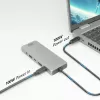 ACT USB-C 4K / 8K 30Hz dokstacija 1 HDMI monitoram, 2.5 Gigabit ethernet, USB-C 10Gbps, USB-A 10Gbps, 3.5mm audio, PD caurlaide