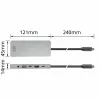 ACT USB-C 4K / 8K 30Hz dokstacija 1 HDMI monitoram, 2.5 Gigabit ethernet, USB-C 10Gbps, USB-A 10Gbps, 3.5mm audio, PD caurlaide