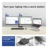 ACT Universāla USB-C Docking stacija 4K, 2x HDMI/DisplayPort, DisplayLink, kompakts dizains